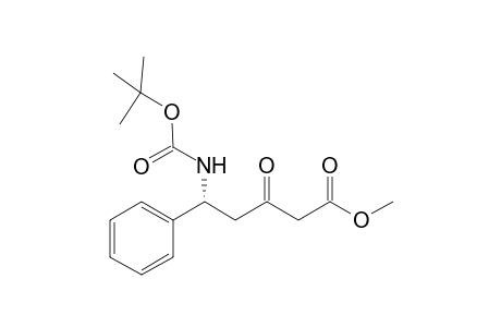 Methyl (R)-5-((tert-butoxycarbonyl)amino)-3-oxo-5-phenylpentanoate