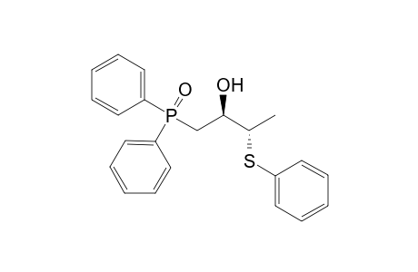 (2RS,3SR)-1-Diphenylphosphinoyl-3-phenylsulfanylbutan-2-ol