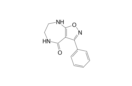 3-Phenyl-5,6,7,8-tetrahydro-isoxazolo[5,4-e](1,4)-diazepin-4-one