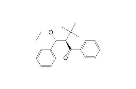 1-Butanone, 2-(ethoxyphenylmethyl)-3,3-dimethyl-1-phenyl-, (R*,R*)-(.+-.)-