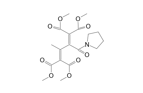 Tetramethyl 2-Methyl-3-(pyrrolidin-1-ylcarbonyl)buta-1,3-diene-1,1,4,4-tetracarboxylate