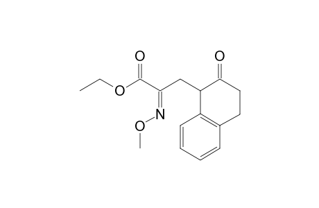 Ethyl 2-(Methoxyimino)-3-[1-[1,2,3,4-tetrahydro-2-oxonaphthalenyl]]propanoate