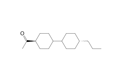 Ethanone, 1-(4'-propyl[1,1'-bicyclohexyl]-4-yl)-, [1.alpha.(trans),4.alpha.]-