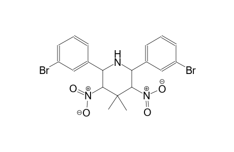 2,6-bis(3-bromophenyl)-4,4-dimethyl-3,5-dinitropiperidine