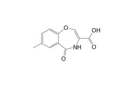 7-Methyl-5-oxo-4,5-dihydrobenzo[f]-1,4-oxazepin-3-carboxylic acid