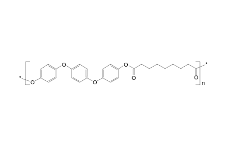Poly[tri(oxy-1,4-phenylene)oxyazeloyl]