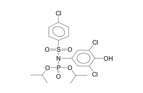 DIISOPROPYL-N-(4-HYDROXY-3,5-DICHLOROPHENYL)-N-(4-CHLOROPHENYLSULPHONYL)AMIDOPHOSPHATE