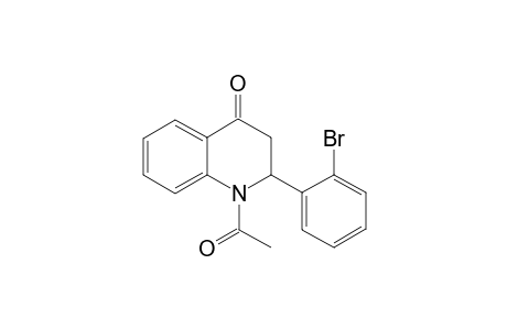 1-acetyl-2-(2-bromophenyl)-2,3-dihydroquinolin-4(1H)-one