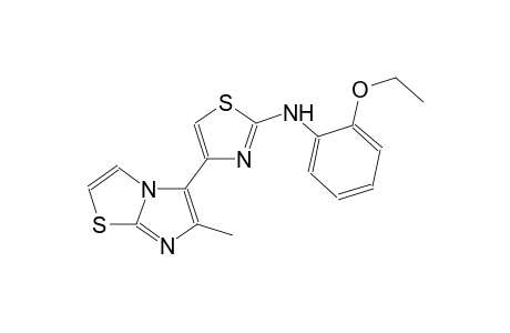 2-thiazolamine, N-(2-ethoxyphenyl)-4-(6-methylimidazo[2,1-b]thiazol-5-yl)-