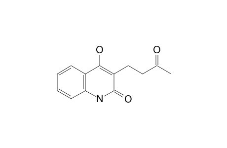 2-hydroxy-3-(3-ketobutyl)-4-quinolone