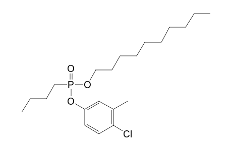 Butylphosphonic acid, 4-chloro-3-methylphenyl decyl ester