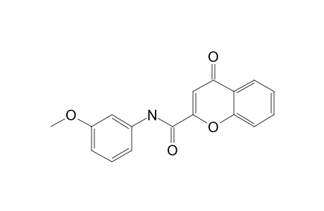 N-(3-METHOXYPHENYL)-4-OXO-4H-BENZOPYRAN-2-CARBOXAMIDE