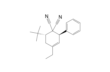 trans-6-tert-Butyl-1,1-dicyano-4-ethyl-2-phenylcyclohex-3-ene