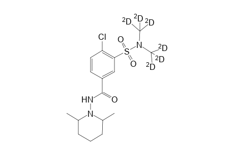 Clopamide - (hexadeuterio)dimethyl derivative