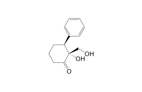 3-Phenyl-2-hydroxy-2-(hydroxymethyl)cyclohexane-1-one