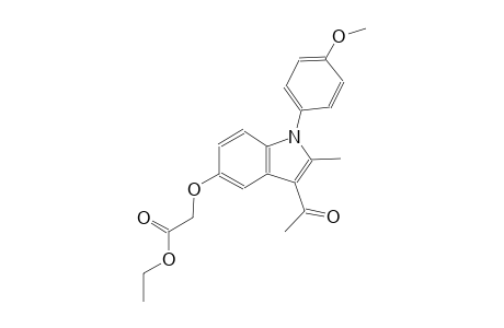 acetic acid, [[3-acetyl-1-(4-methoxyphenyl)-2-methyl-1H-indol-5-yl]oxy]-, ethyl ester
