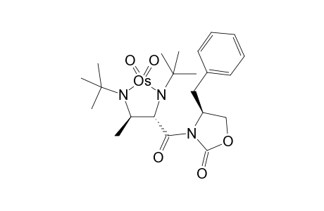 (4R,5S,5'S)-5-[(5'-Benzyl-2'-oxo-1',3'-oxazolidin-3'-yl)carbonyl]-1,3-bis(tert-butyl)-4-methylosma(VI)imidazolidine 2,2-Dioxide