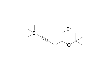 5-Bromo-1-trimethylsilyl-4-t-butoxypent-1-yne