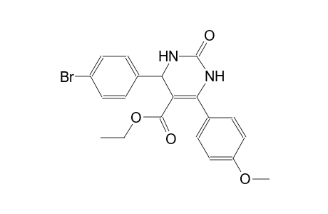 ethyl 4-(4-bromophenyl)-6-(4-methoxyphenyl)-2-oxo-1,2,3,4-tetrahydro-5-pyrimidinecarboxylate