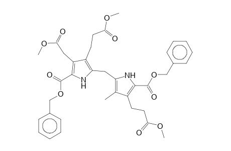 (phenylmethyl) 5-[[4-(2-methoxy-2-oxidanylidene-ethyl)-3-(3-methoxy-3-oxidanylidene-propyl)-5-phenylmethoxycarbonyl-1H-pyrrol-2-yl]methyl]-3-(3-methoxy-3-oxidanylidene-propyl)-4-methyl-1H-pyrrole-2-carboxylate
