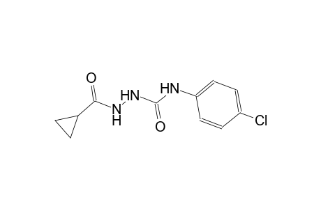 N-(4-chlorophenyl)-2-(cyclopropylcarbonyl)hydrazinecarboxamide