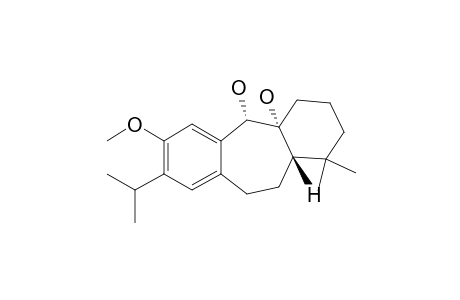 4aH-Dibenzo[a,d]cycloheptene-4a,5-diol, 1,2,3,4,5,10,11,11a-octahydro-7-methoxy-1,1-dimethyl-8-(1-methylethyl)-, [4aR-(4a.alpha.,5.alpha.,11a.beta.)]-