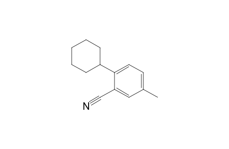 2-Cyclohexyl-5-methylbenzonitrile