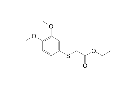 Ethyl 2-(3,4-dimethoxyphenylthio)acetate