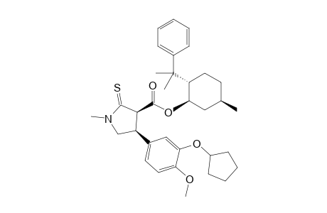 (1R,3R,4S)-8-Phenylmenthyl (4S,3R)-4-(3-cyclopentyloxy-4-methoxyphenyl)-1-methylpyrrolidin-2-thione-3-carboxylate