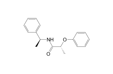 (2R)-2-phenoxy-N-[(1S)-1-phenylethyl]propanamide