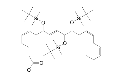 Methyl 8,11,12-tri(tert-butyldimethylsiloxy)eicosan-5(Z), 9(E),14(Z),17(Z)-tetraenoate