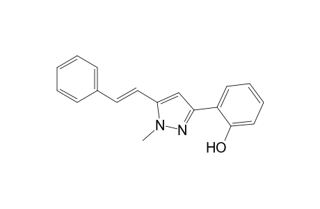 3-(2'-Hydroxyphenyl)-1-methyl-5-styrylpyrazole