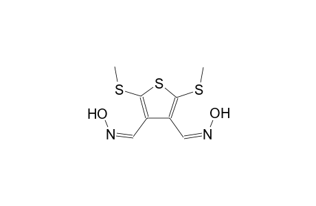 2,5-bis(methylsulfanyl)-3,4-thiophenedicarbaldehyde dioxime