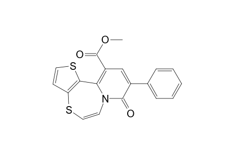 Methyl 8-oxo-9-phenyl-8H-pyrido[1,2-d]thieno[2,3-f][1,4]thiazepine-11-carboxylate