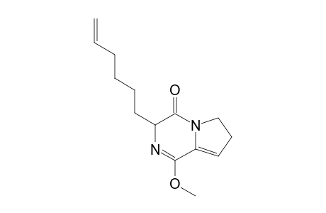 (3RS)-3-(5-Hexenyl)-1-methoxy-3,4,6,7-tetrahydroazolo[1,2-a]pyrazine-4-one