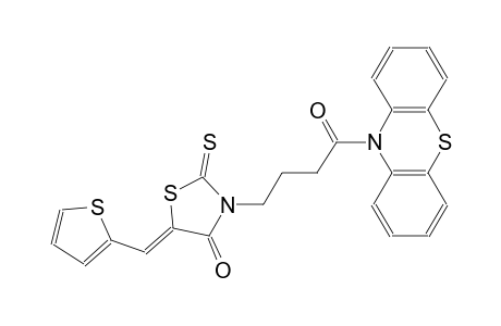 4-thiazolidinone, 3-[4-oxo-4-(10H-phenothiazin-10-yl)butyl]-5-(2-thienylmethylene)-2-thioxo-, (5Z)-