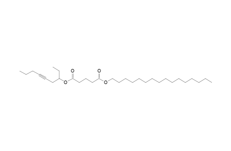 Glutaric acid, hexadecyl non-5-yn-3-yl ester