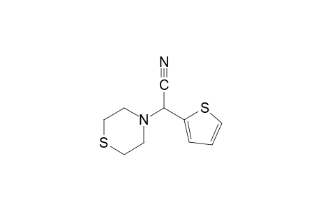 alpha-(2-thienyl)-4-thiomorpholineacetonitrile