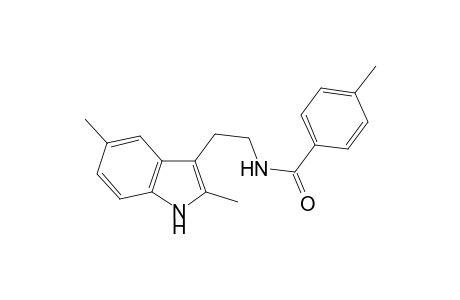 Benzamide, N-[2-(2,5-dimethyl-1H-indol-3-yl)ethyl]-4-methyl-