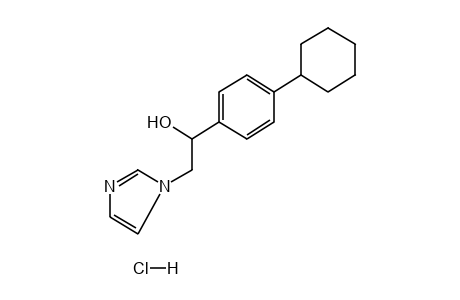 alpha-(p-cyclohexylphenyl)imidazole-1-ethanol, monohydrochloride
