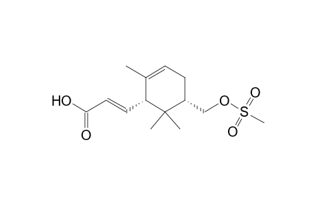 2-Propenoic acid, 3-[2,6,6-trimethyl-5-[[(methylsulfonyl)oxy]methyl]-2-cyclohexen-1-yl]-, [1.alpha.(E),5.alpha.]-(.+-.)-