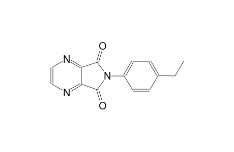 5H-pyrrolo[3,4-b]pyrazine-5,7(6H)-dione, 6-(4-ethylphenyl)-