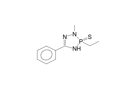 2-METHYL-3-ETHYL-5-PHENYL-1,2,4,3-TRIAZAPHOSPHOLINE SULPHIDE