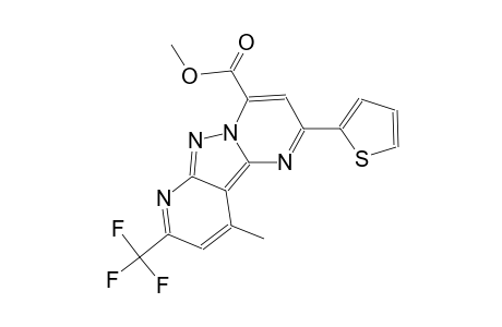 pyrido[2',3':3,4]pyrazolo[1,5-a]pyrimidine-4-carboxylic acid, 10-methyl-2-(2-thienyl)-8-(trifluoromethyl)-, methyl ester