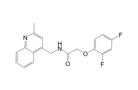 2-(2,4-Difluorophenoxy)-N-[(2-methyl-4-quinolinyl)methyl]acetamide