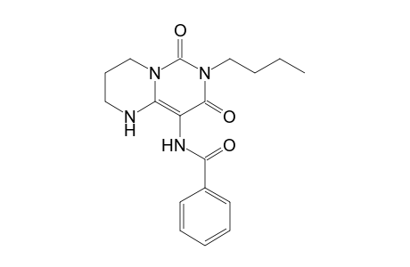 7-Butyl-9-benzamido-6,8-dioxo-1,3,4,6,7,8-hexahydro-2H-pyrimido[1,6-a]pyrimidine