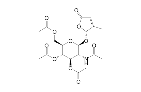 [(2R,3S,4R,5R,6S)-5-acetamido-3,4-diacetoxy-6-[[(2R)-3-methyl-5-oxo-2H-furan-2-yl]oxy]tetrahydropyran-2-yl]methyl acetate