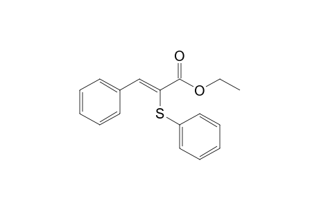 (Z)-3-phenyl-2-(phenylthio)-2-propenoic acid ethyl ester