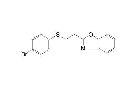 2-(2-[(4-Bromophenyl)sulfanyl]ethyl)-1,3-benzoxazole