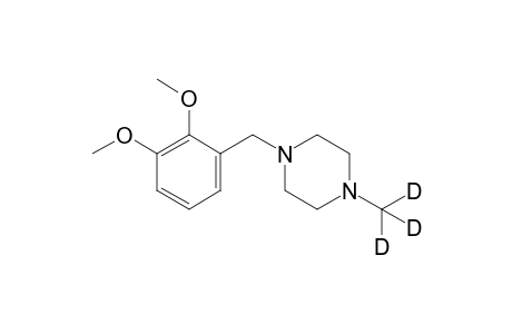 2,3-Dimethoxybenzyl-N-trideuteriomethylpiperazine